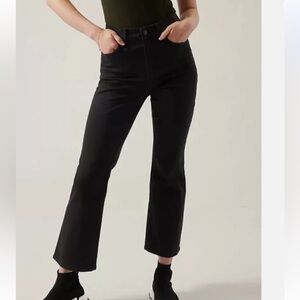 Athleta Flex Kick Flare Jean In Black